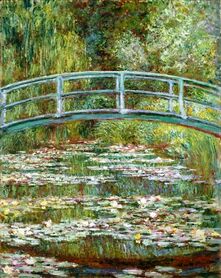 Claude Monet - Most nad stawem z liliami wodnymi