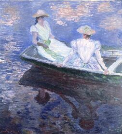 Claude Monet - W łodzi
