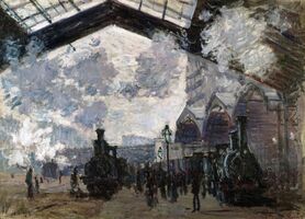Claude Monet - Dworzec St-Lazare 