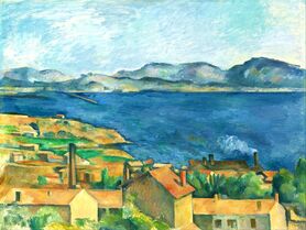 Paul Cézanne - Zatoka Marsylii, z L'Estaque