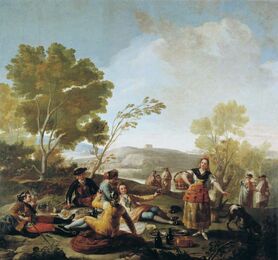 Francisco Goya - Podwieczorek na wsi