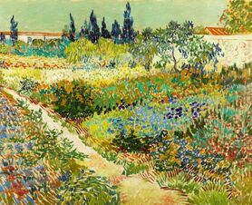 Vincent van Gogh - Kwitnący ogród ze ścieżką II