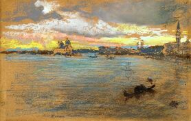 James Whistler - The Storm, Sunset