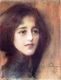 Teodor Axentowicz - Portret kobiety