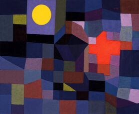 Paul Klee - Ogień przy pełni księżyca (Fire at Full Moon)