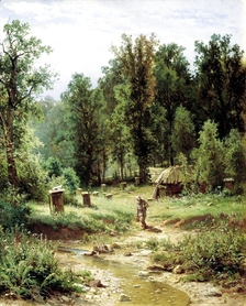 Ivan Shishkin - Pasieka w lesie