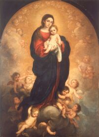 Bartolomé Esteban Murillo - Virgin and Child in Glory 