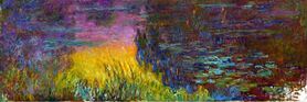 Claude Monet - The Water Lilies - Setting Sun 2