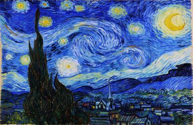 Vincent van Gogh -Gwiaździsta noc 