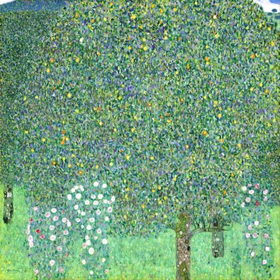Gustav Klimt - Roses under the Trees