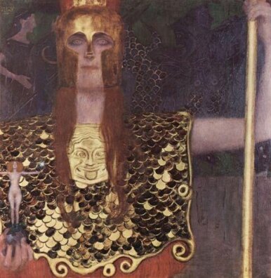 Gustav Klimt - Pallas Athena