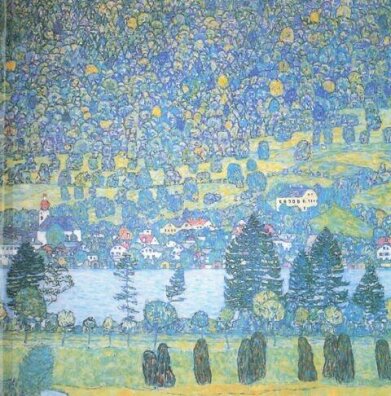 Gustav Klimt - Waldabhang in Unterach Am Attersee