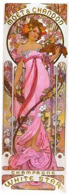 Alfons Mucha - Moet and Chandon White Star 