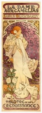 Alfons Mucha - La Dame aux Camélias (Dama Kameliowa)