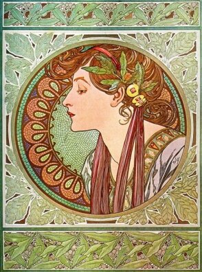 Alfons Mucha - Laurel (Wawrzyn)