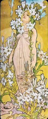 Alfons Mucha - Lily