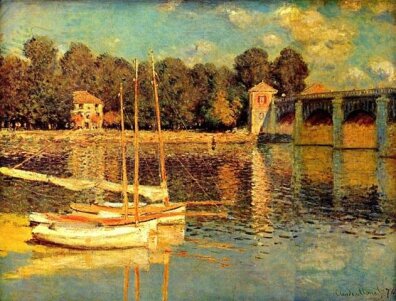 Claude Monet - The Bridge of Argenteuil