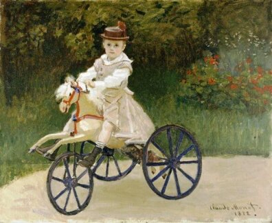 Claude Monet - Jean Monet on his Hobby Horse