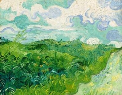 Vincent van Gogh - Zielone pola pszenicy