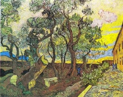 Vincent van Gogh - Ogród Szpitala Świętego Pawła