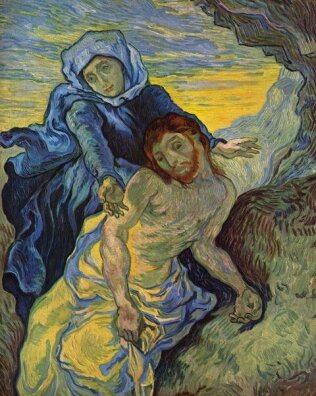 Vincent van Gogh - Pieta (wg Delacroix)