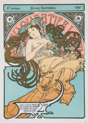 Alfons Mucha - Au Quarter Latin (W Dzielnicy Łacińskiej)