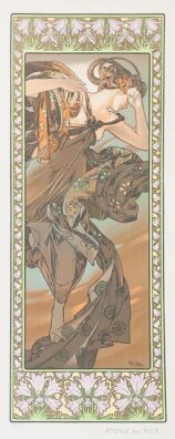 Alfons Mucha - EVENING STAR (Wieczorna gwiazda)