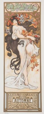 Alfons Mucha - The Seasons: Autumn (Jesień)