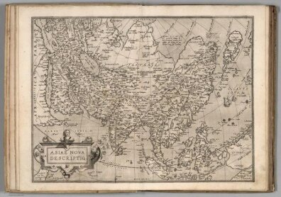 1570r. Asiae Nova Descriptio.Ortelius, Abraham