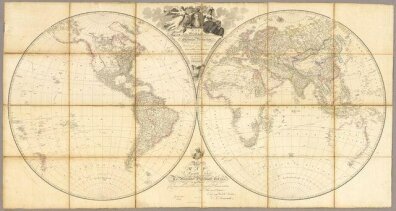 1808r. - Map of the World on a Globular Projektion