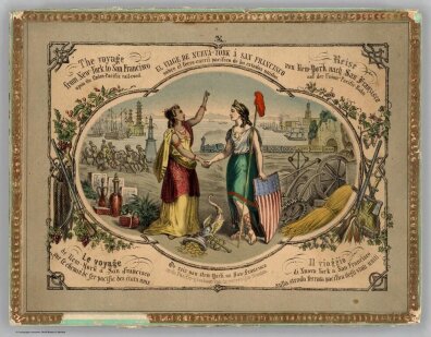 1870r. - Podróż z Nowego Jorku do San Francisco koleją żelazną