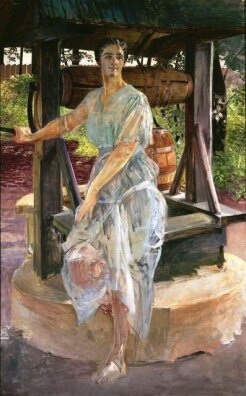 Jacek Malczewski -Siła źródła (Zatruta studnia)