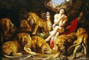 P. Rubens - Daniel w jaskini lwów