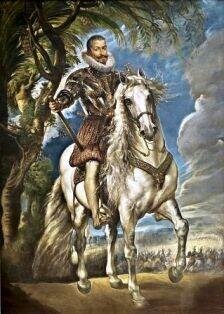 P. Rubens -  Portret konny księcia Lerma
