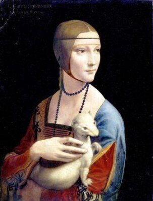 Leonardo da Vinci - Dama z gronostajem