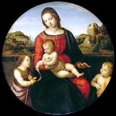 Rafael Santi - Maryja z Dzieciątkiem