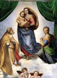 Rafael Santi - Madonna Sykstyńska