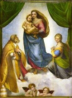 Rafael Santi - Madonna Sykstyńska