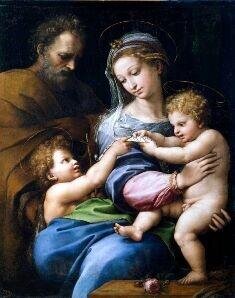 Rafael Santi - Madonna w różu