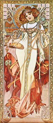 Alfons Mucha - The Seasons: Autumn (Jesień)