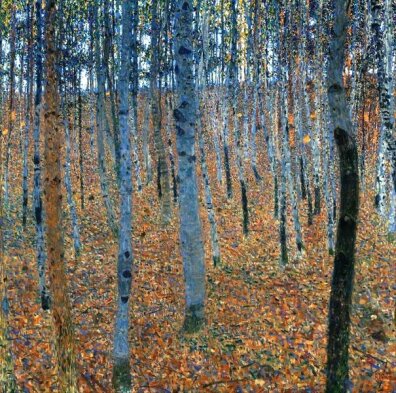 Gustav Klimt - Las brzozowy 