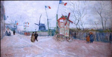 Vincent van Gogh - Ulica w Montmartre