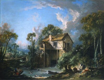 Francois Boucher - Młyn w Charenton