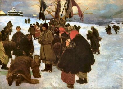 Teodor Axentowicz - Święto Jordanu (Święcenie wody)