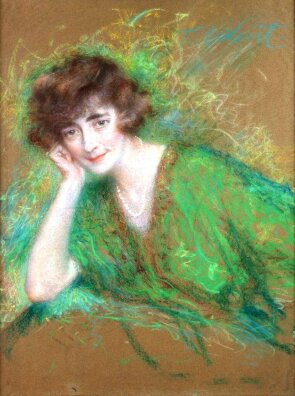 Teodor Axentowicz - Portret kobiety