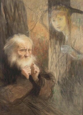 Teodor Axentowicz - Wizja – wspomnienie