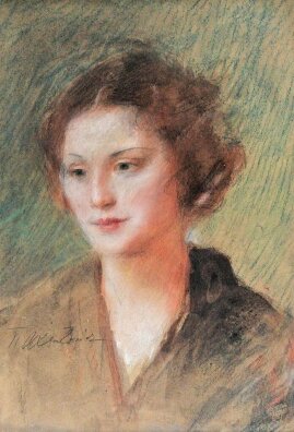 Teodor Axentowicz - Portret kobiety