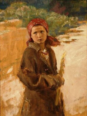 Teodor Axentowicz - Na gromniczną