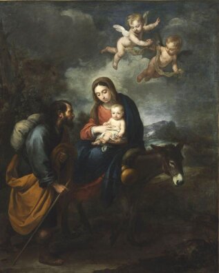 Bartolomé Esteban Murillo - Ucieczka do Egiptu II