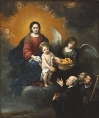 Bartolomé Esteban Murillo - Dzieciątko Jezus rozdający chleb pielgrzymom